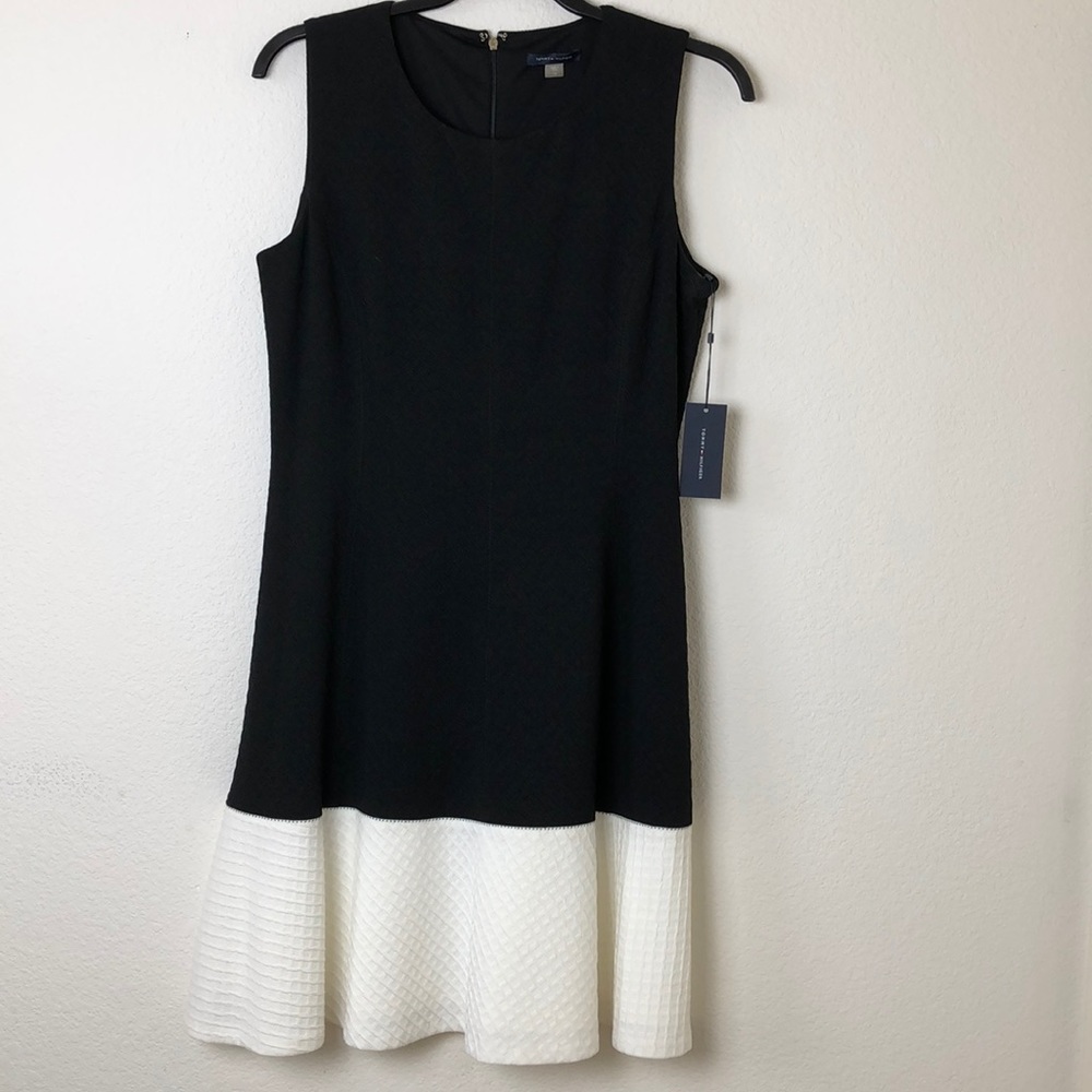 Tommy Hilfiger black and white stretchy dress.